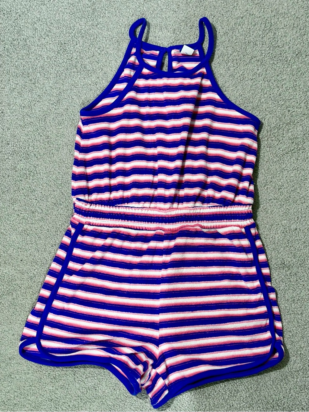 NWOT Old Navy Kids Striped Romper - XL 14/16